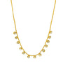 Tassel Necklace Stainless Steel Titanium Steel White Zircon Electroplating Fashionable