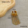 Tassel Titanium Steel Ring Light Luxury Style Electroplating For Women