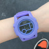 Teenagers Plastic And Silicone Round Dial Electronic Sports Watch Leisure Style Allmatch Couple's Watch