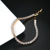 Tennis Bracelet Copper Geometric Electroplating Hiphop Jewelry For Women And Unisex