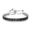 Tennis Bracelet Copper Geometric Style Round Rectangular Unisex