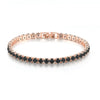 Tennis Bracelet Copper Geometric Style Round Rectangular Unisex