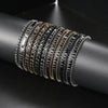 Tennis Bracelet Copper Geometric Style Round Rectangular Unisex