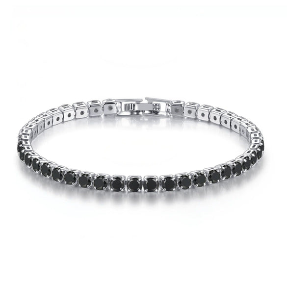 Tennis Bracelet Copper Geometric Style Round Rectangular Unisex