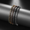 Tennis Bracelet Copper Geometric Style Round Rectangular Unisex