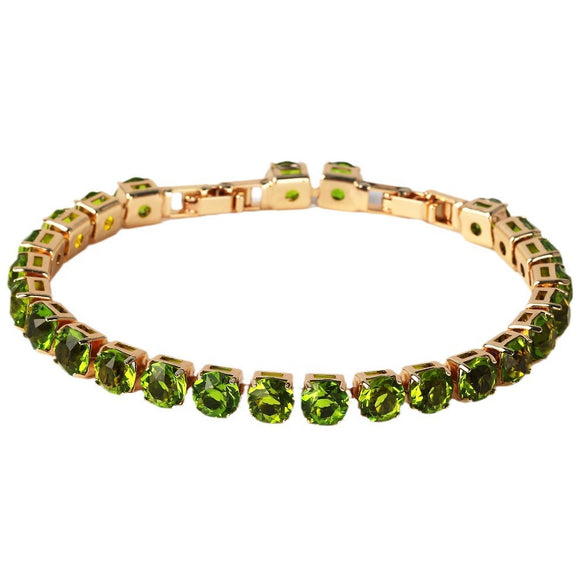Tennis Bracelet Copper Zircon Geometric Claw Chain Diamond