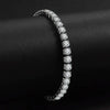 Tennis Chain Bracelet Copper Zircon Geometric Electroplating Jewelry For Men And Women
