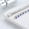 Tennis Chain Bracelet Silver 925 Geometric Simple Electroplated