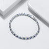 Tennis Chain Bracelet Silver 925 Geometric Simple Electroplated