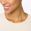 Tennis Racket Necklace Copper Mixed Gemstone Inlay For Women