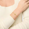 Tennis Racket Necklace Copper Mixed Gemstone Inlay For Women