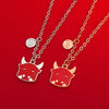 Thermochromic S925 Sterling Silver Zodiac Bull Pendant Necklace With Cross Chain And Electroplating Treatment