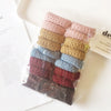 Thickened Handmade High Elastic Cloth Towel Hair Tie Simple Geometric Hair Band Hair Accessory Wholesale