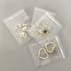 Thickened Transparent Pvc Jewelry Bag For Stud Earrings And Necklaces Storage