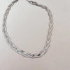 Three-layer Snake Bone Female Retro Fashion Clavicle Chain Titanium Steel