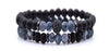Tiger Eye And Diamond Ball Double Layer Bracelet Copper Material Micro Inlaid Zircon The Crown Pattern Fashion Style Unisex