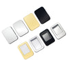Tinplate Box Frosted Portable Nail Clipper Small Product Window Iron Box Packaging Breast Medal U Disk Commemorative Coin Storage Box