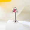 Titanium Alloy Animal Shaped Cat Ear Ear Bone Nail For Cartilage Piercing Set With Diamonds Unisex