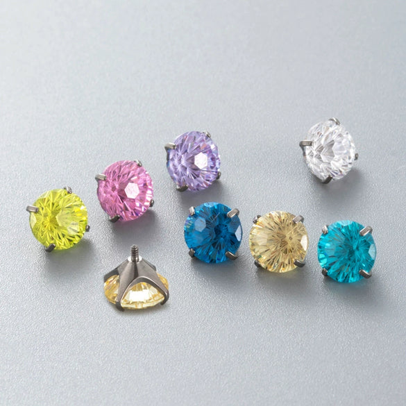 Titanium Alloy Fashion Geometric Polishing Ear Nail Jewelry Accessories