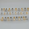 Titanium Alloy Geometric Tshaped Inlaid Zircon Lip Nail And Ear Bone Nail Puncture Jewelry With Electroplating