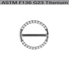 Titanium Alloy Heartshaped Pintype Nipple Ring Electroplated Piercing Jewelry