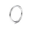 Titanium Alloy Puncture Nose Ring Lip Ring Closed Seamless Ring Polish Jewelry