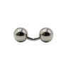 Titanium Bent Rod Earring Minimalist Geometric Polishing