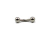 Titanium Bent Rod Earring Minimalist Geometric Polishing