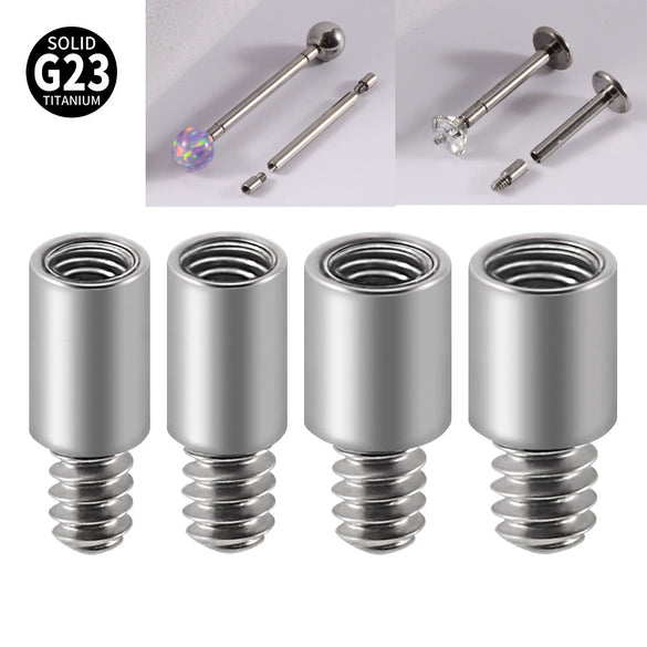 Titanium Extension Rod For Lip Nail Ear Nail Navel Nail Tongue Nail Unisex Geometric Style Auxiliary Accessories