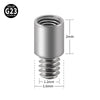Titanium Extension Rod For Lip Nail Ear Nail Navel Nail Tongue Nail Unisex Geometric Style Auxiliary Accessories