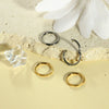 Titanium G23 Rhombus Polish Unisex Piercing Jewelry Nose Ring Earrings Lip Ring