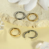 Titanium G23 Rhombus Polish Unisex Piercing Jewelry Nose Ring Earrings Lip Ring
