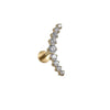Titanium Geometric Style Polishing Lip Nail Earrings And Lip Ring Piercing Jewelry
