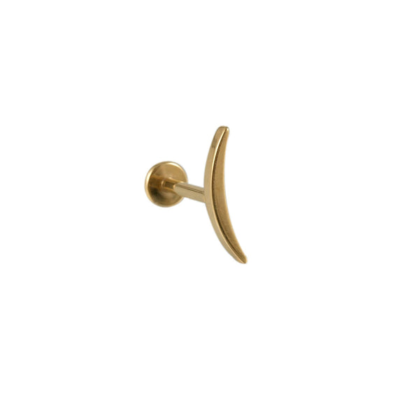 Titanium Geometric Style Polishing Lip Nail Earrings And Lip Ring Piercing Jewelry