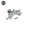 Titanium Geometric Style Polishing Lip Nail Earrings And Lip Ring Piercing Jewelry
