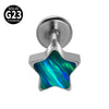 Titanium Heartshaped Puncture Earrings Jewelry With Polishing Treatment