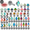 Titanium Heartshaped Puncture Earrings Jewelry With Polishing Treatment
