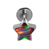 Titanium Heartshaped Puncture Earrings Jewelry With Polishing Treatment