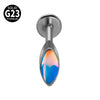 Titanium Heartshaped Puncture Earrings Jewelry With Polishing Treatment
