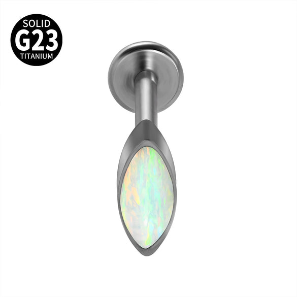 Titanium Heartshaped Puncture Earrings Jewelry With Polishing Treatment