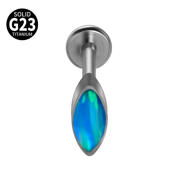 Titanium Heartshaped Puncture Earrings Jewelry With Polishing Treatment