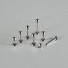 Titanium Inner Tooth Lip Nail Round Ball Lip Ring Ear Bone Nail With Polishing