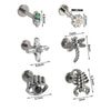 Titanium Insects Pattern Threadless Insert Earrings With Electroplating