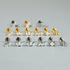Titanium Lip Nail Ear Nail Puncture Decoration With Tshaped Rod And The Crown Pattern Electroplated