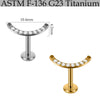 Titanium Marquise Curved Lip Nail Fivestar Electroplated Earrings And Lip Ring With Wave Pattern