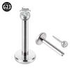 Titanium Mini Earring Lightning Heart Cross Shaped Electroplated