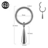 Titanium Multipurpose Universal Ring Geometric Style Polish