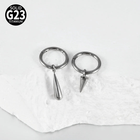 Titanium Multipurpose Universal Ring Geometric Style Polish