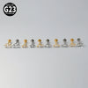 Titanium Star Shaped Lip Nails And Ear Bone Nails Electroplated Puncture Jewelry