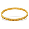Titanium Steel 18K Gold Plated Vintage Style Simple Style Roman Numeral Zircon Bangle
